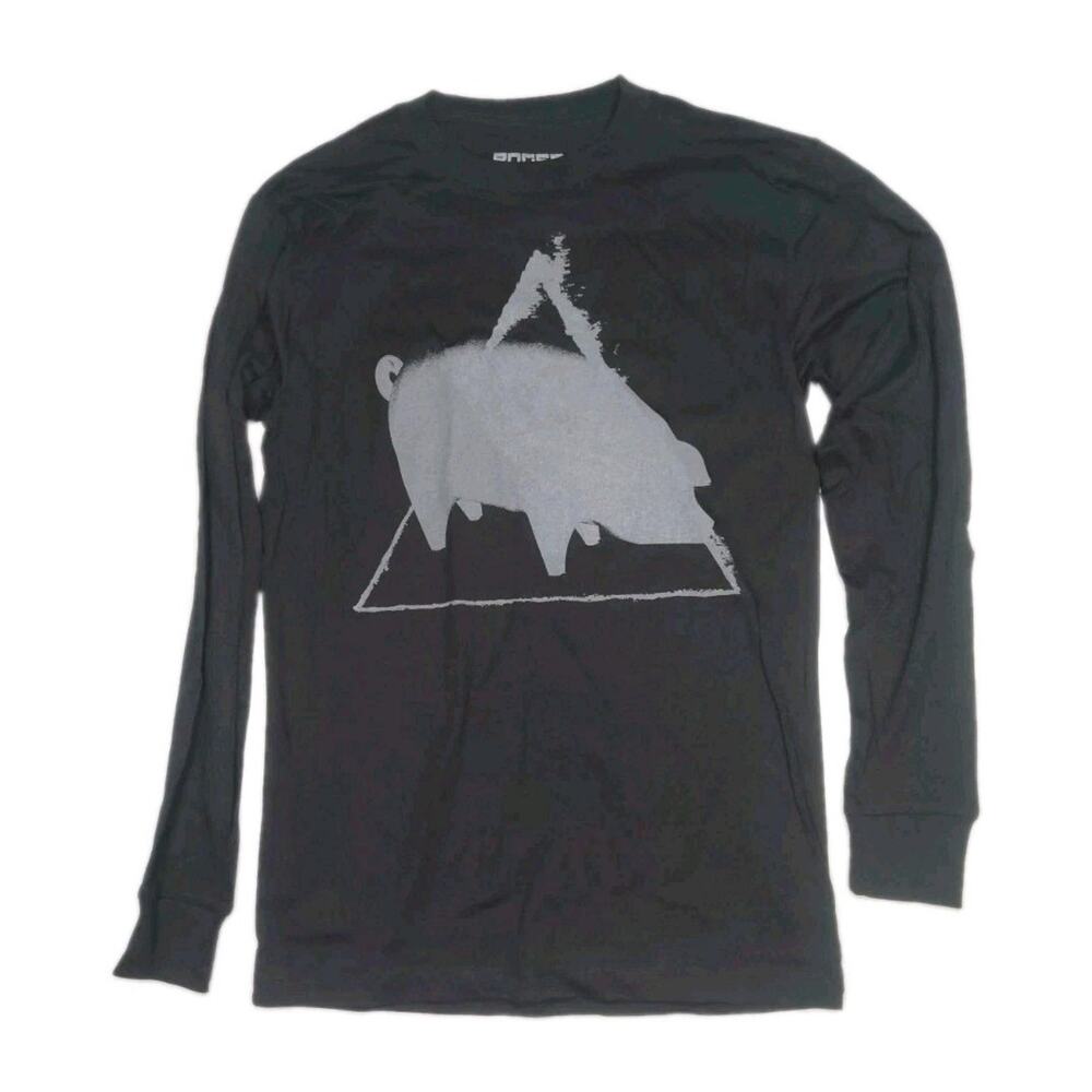 Roger Waters This Is Not A Drill Tour Pig Graphic Long Sleeve Shirt Men's Size S